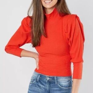 Free People LaLa Ribbed Top